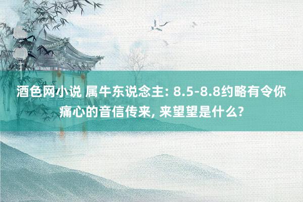 酒色网小说 属牛东说念主: 8.5-8.8约略有令你痛心的音信传来, 来望望是什么?