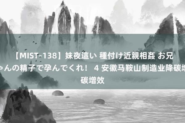 【MIST-138】妹夜這い 種付け近親相姦 お兄ちゃんの精子で孕んでくれ！ 4 安徽马鞍山制造业降碳增效