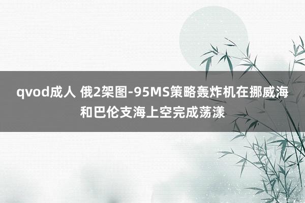 qvod成人 俄2架图-95MS策略轰炸机在挪威海和巴伦支海上空完成荡漾